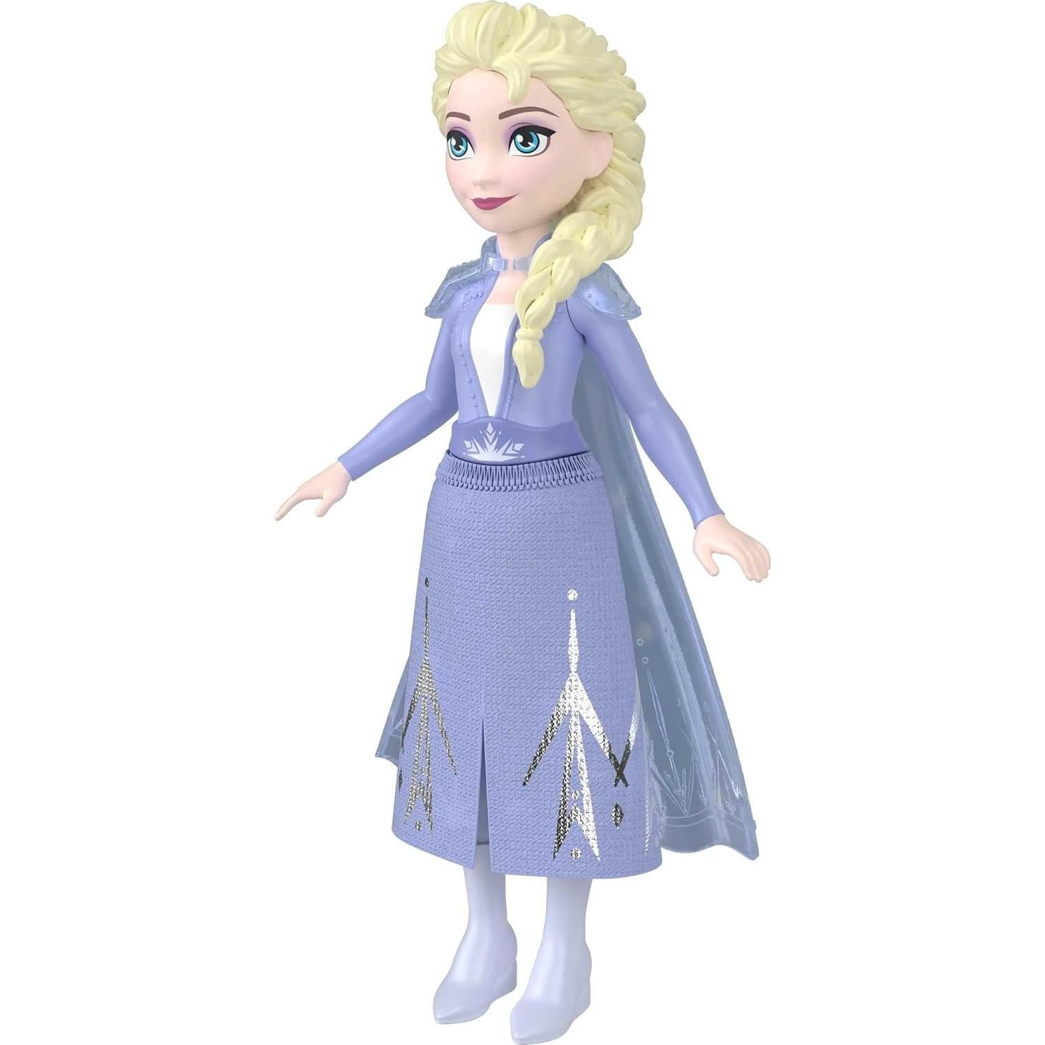 Muñeca Pequeña Elsa Mattel Frozen - Articulada 9 cm