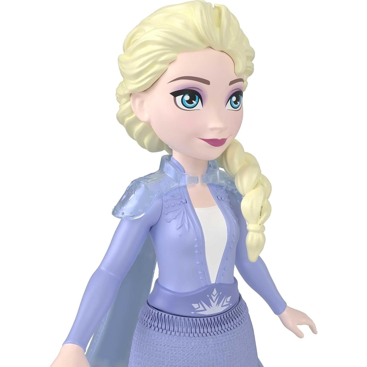 Muñeca Pequeña Elsa Mattel Frozen - Articulada 9 cm