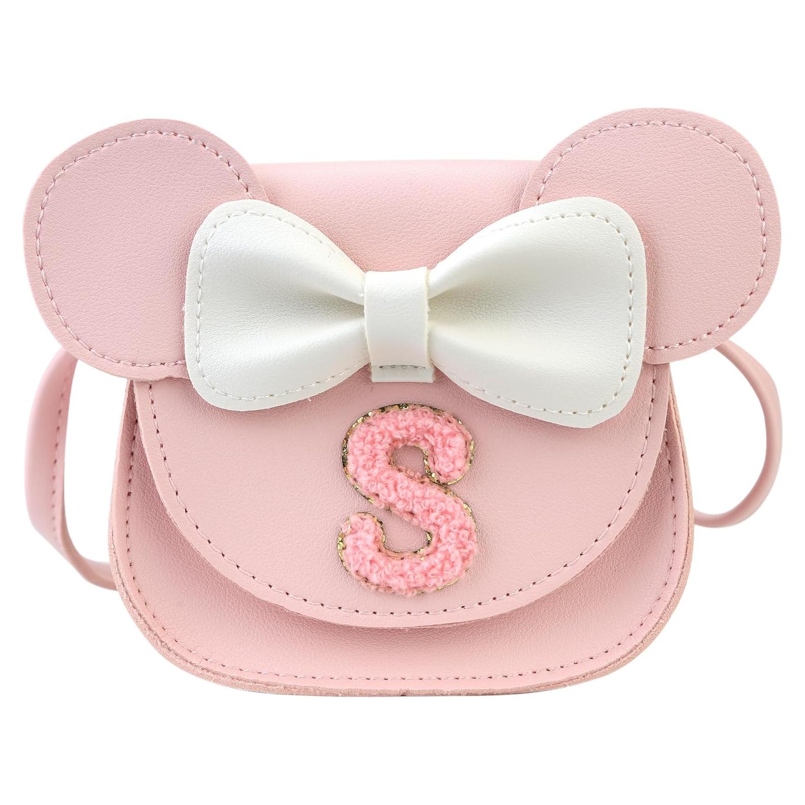 Bolso para Niñas Ondeam Rosa con Orejas de Ratón 16.8x13 cm