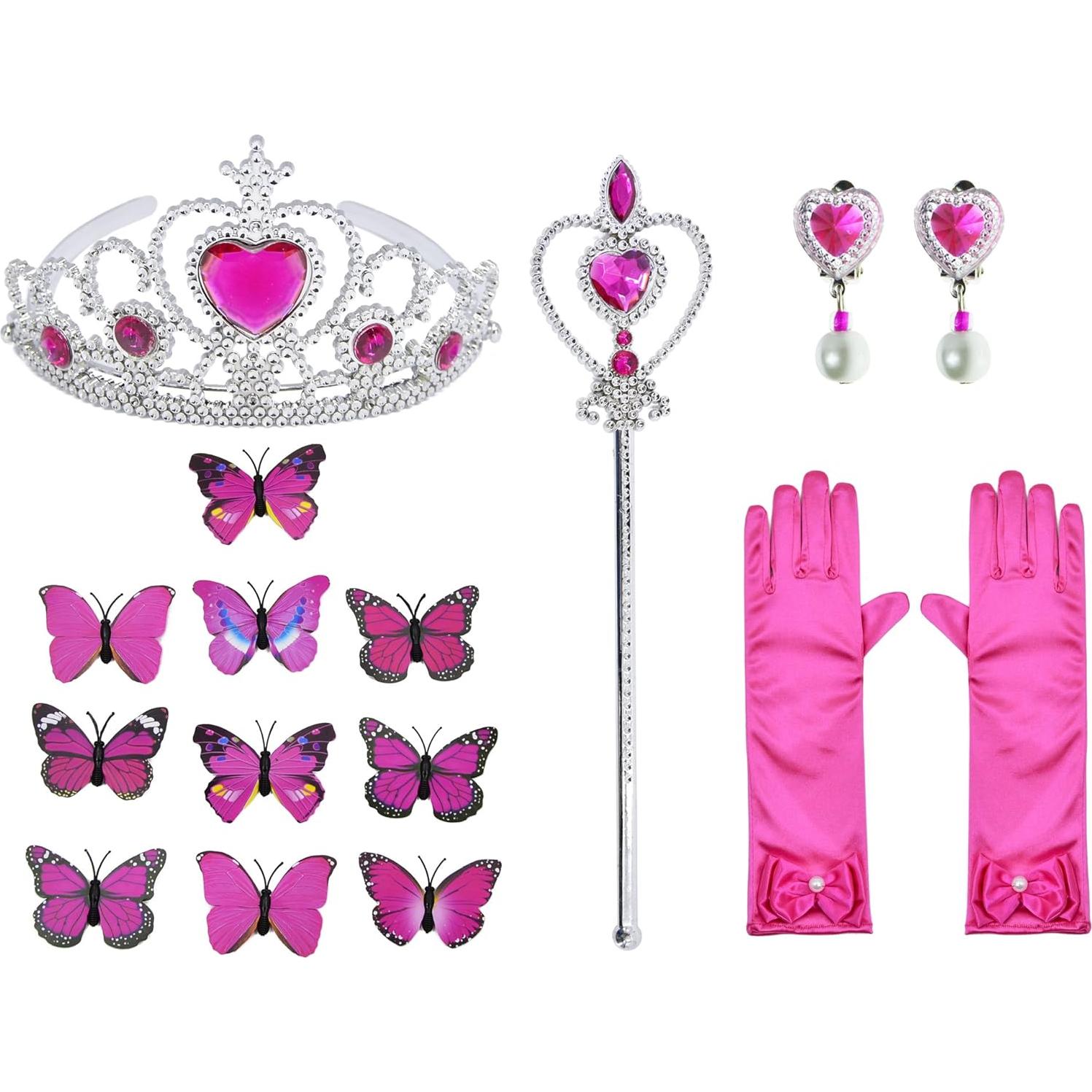 Disfraz de Princesa Deluxe Party Chili 6-7 Años Rosa 130cm