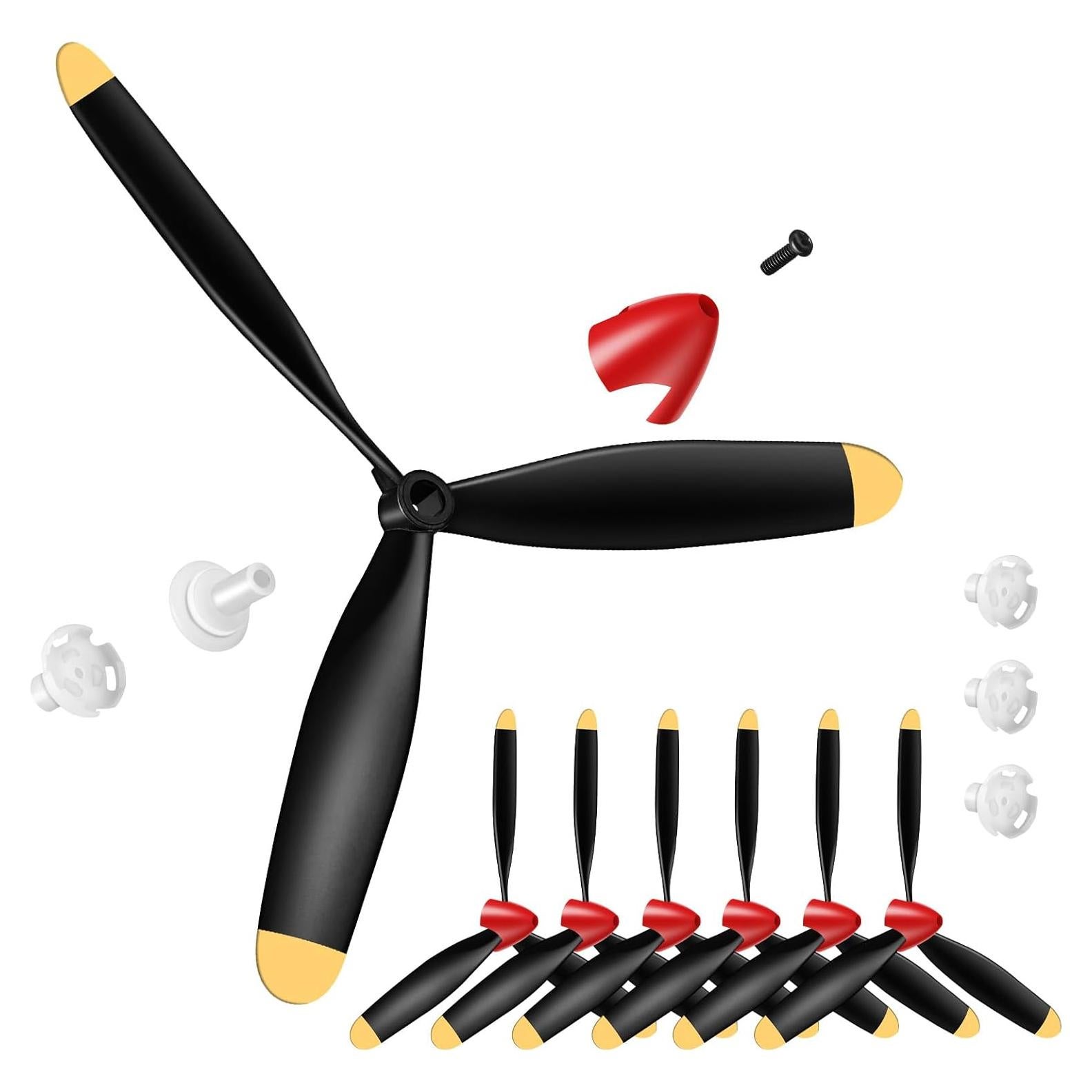 Outus 6 Hélices Repuesto Avión RC 3 Palas y Adaptadores