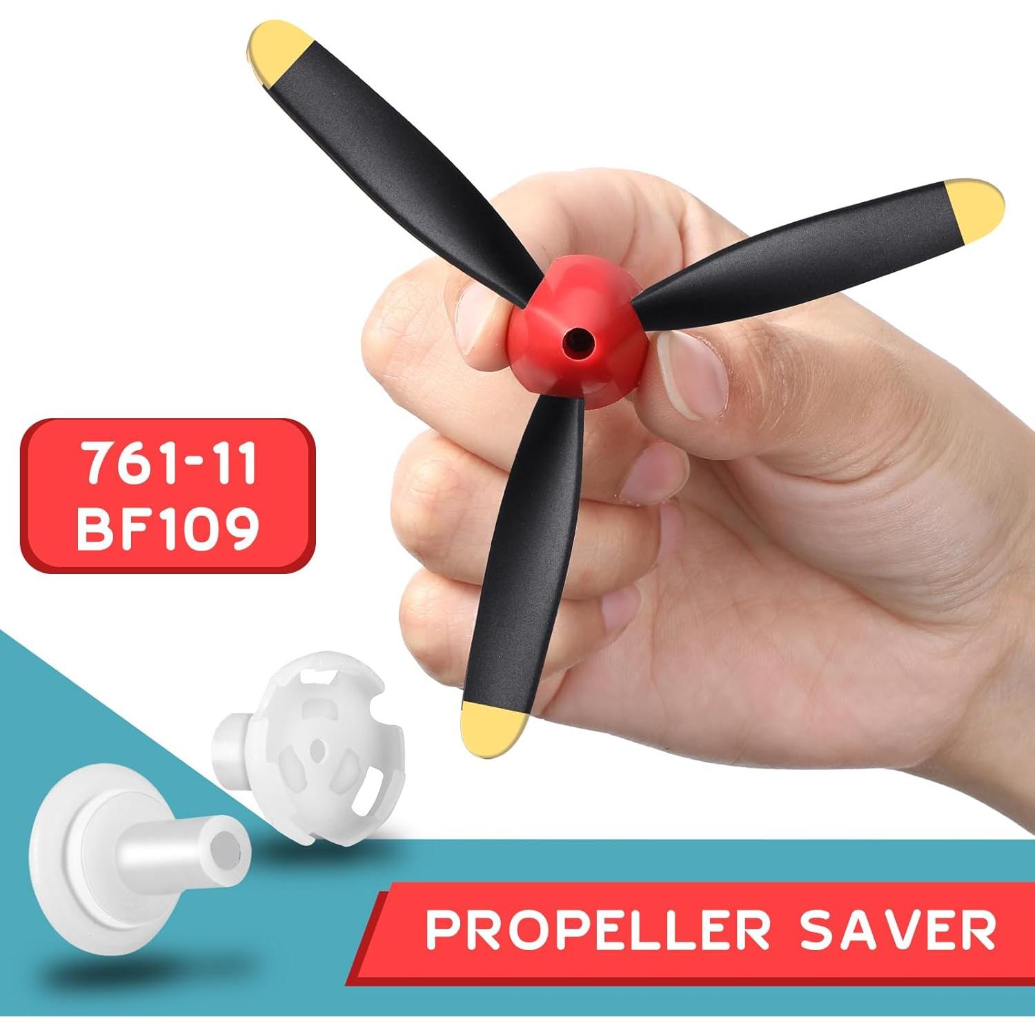 Outus 6 Hélices Repuesto Avión RC 3 Palas y Adaptadores