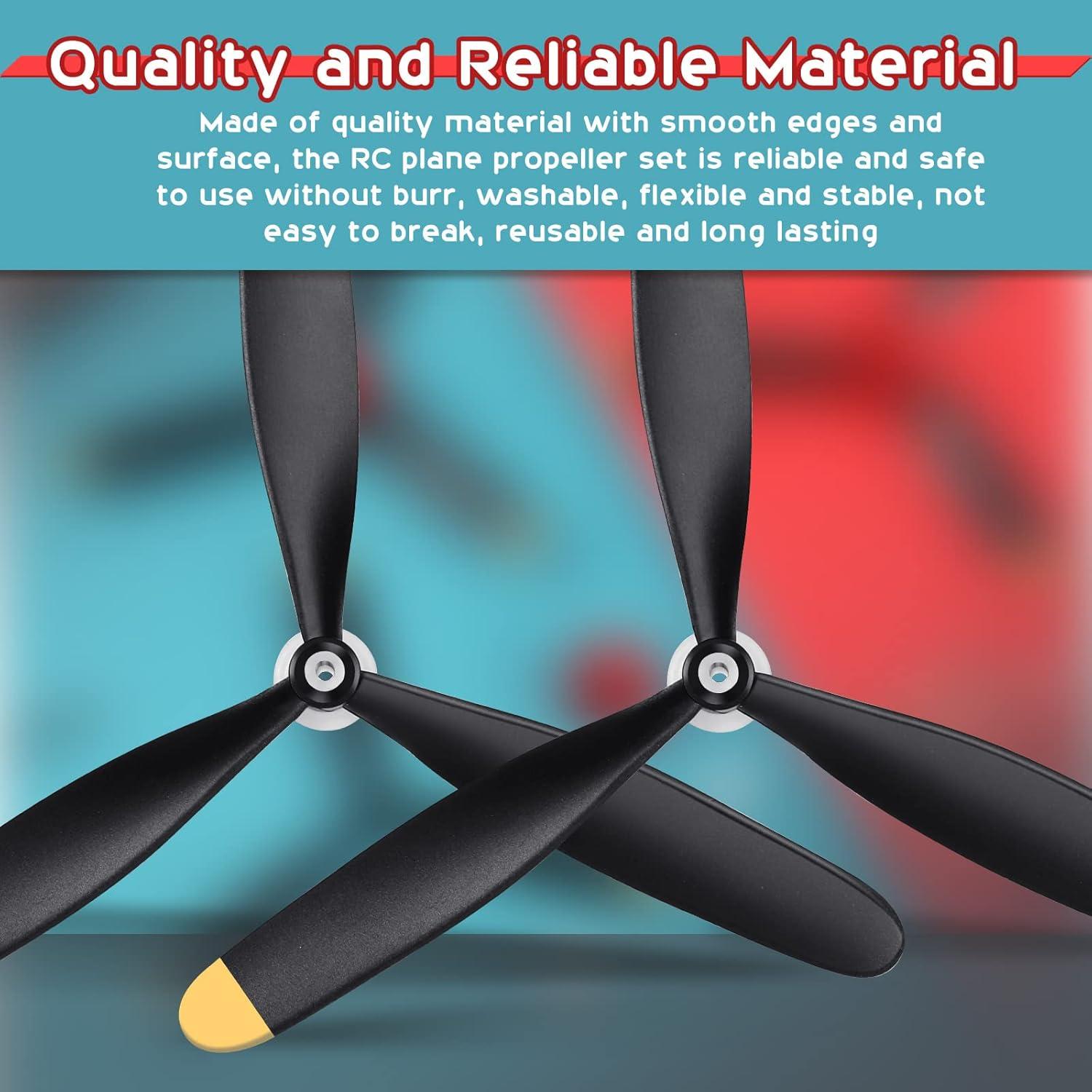 Outus 6 Hélices Repuesto Avión RC 3 Palas y Adaptadores