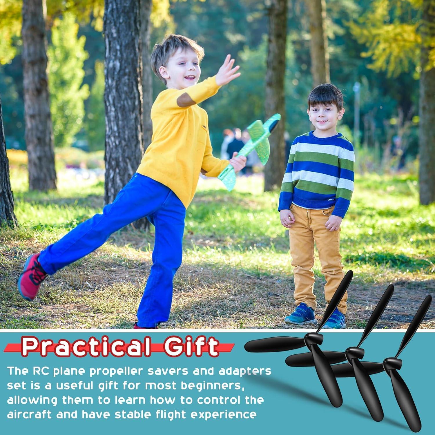 Outus 6 Hélices Repuesto Avión RC 3 Palas y Adaptadores