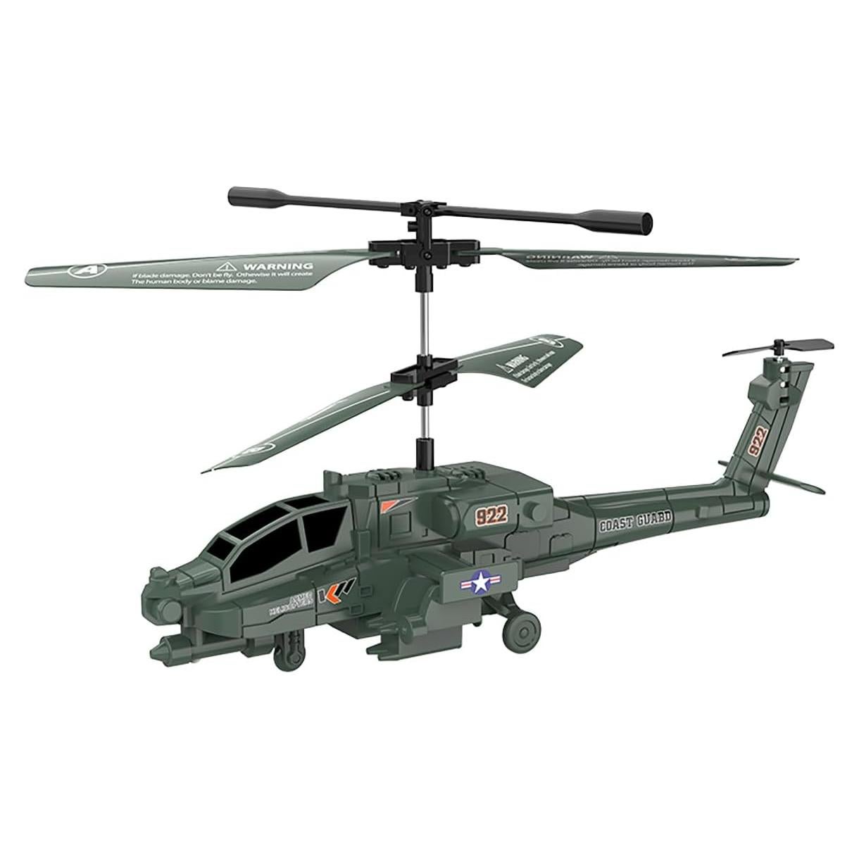 Helicóptero RC Wanwuxin con Luz y Sonido - Modelo Militar