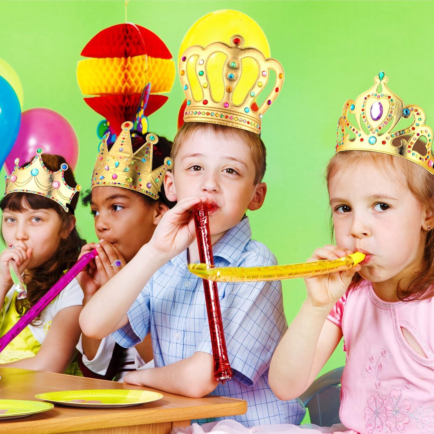 Set 12 Coronitas de Espuma Princesa + 928 Pegatinas + 12 Anillos