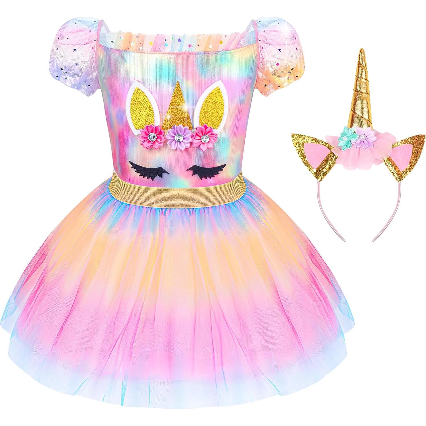 Disfraz de Princesa para Niñas 3 a 6 Años - Teuevayl