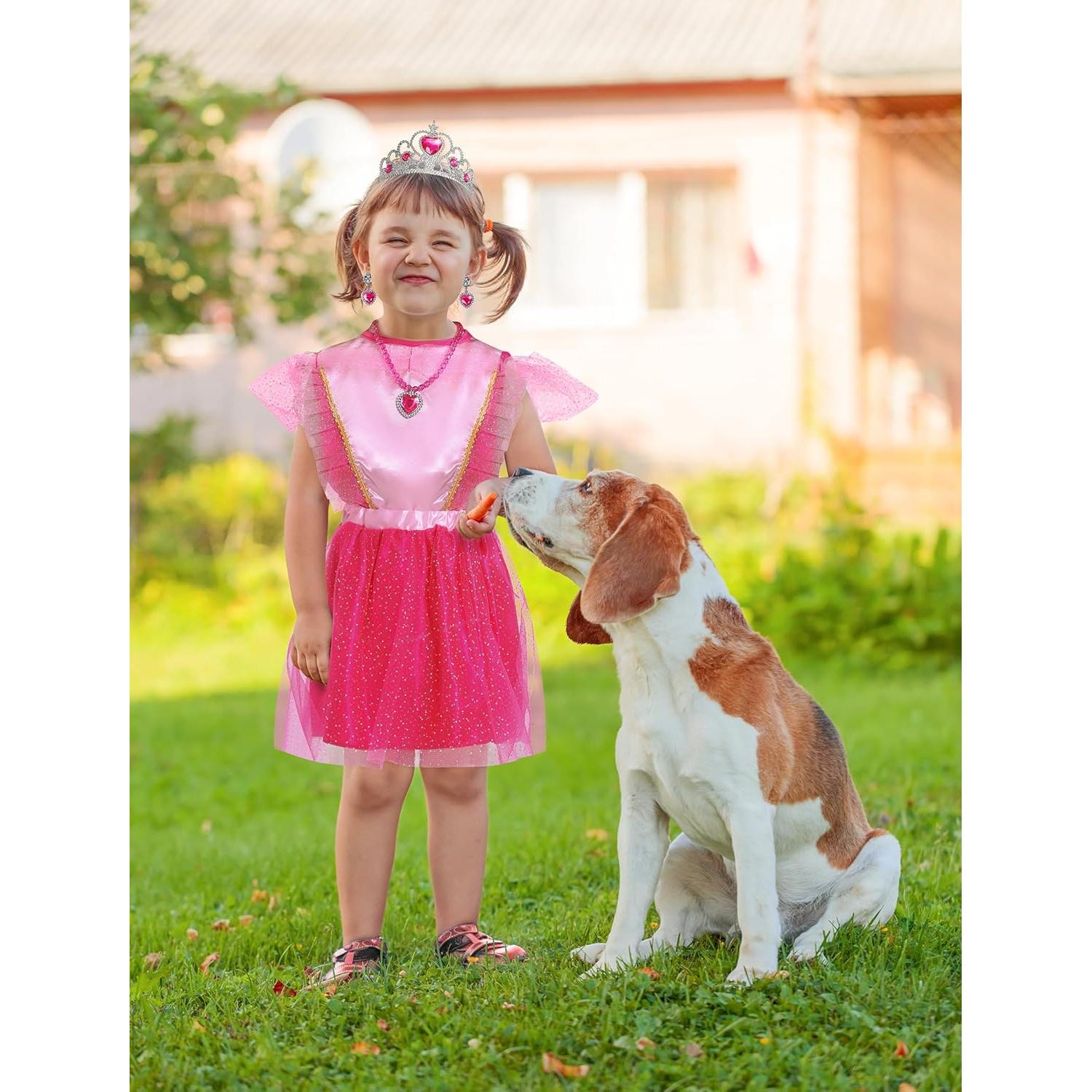 Disfraz de Princesa para Niñas 3 a 6 Años - Teuevayl