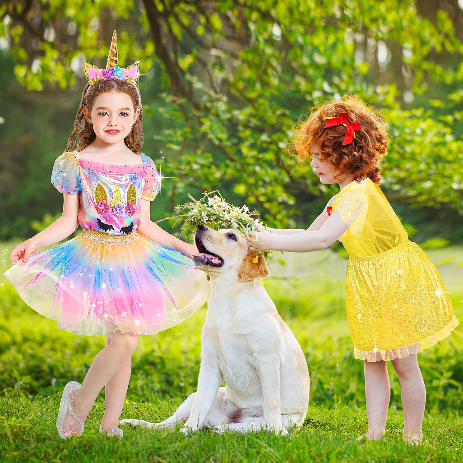 Disfraz de Princesa para Niñas 3 a 6 Años - Teuevayl