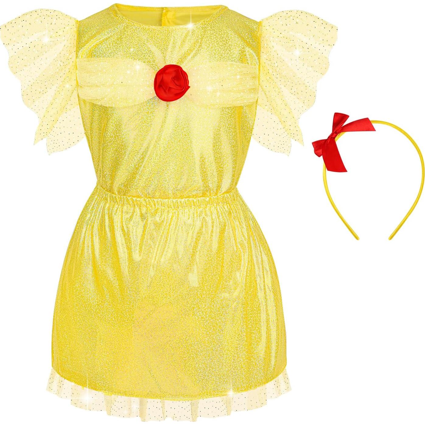 Disfraz de Princesa para Niñas 3 a 6 Años - Teuevayl