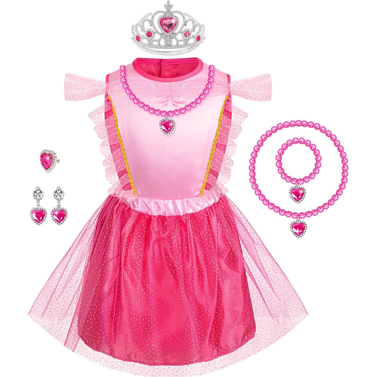 Disfraz de Princesa para Niñas 3 a 6 Años - Teuevayl