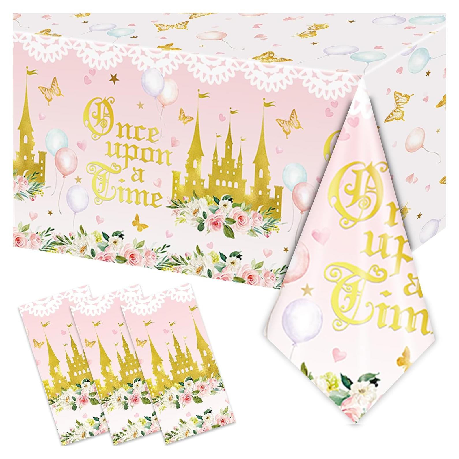 3 Manteles de Fiesta Princesa Rejoice Bunny 137x274 cm