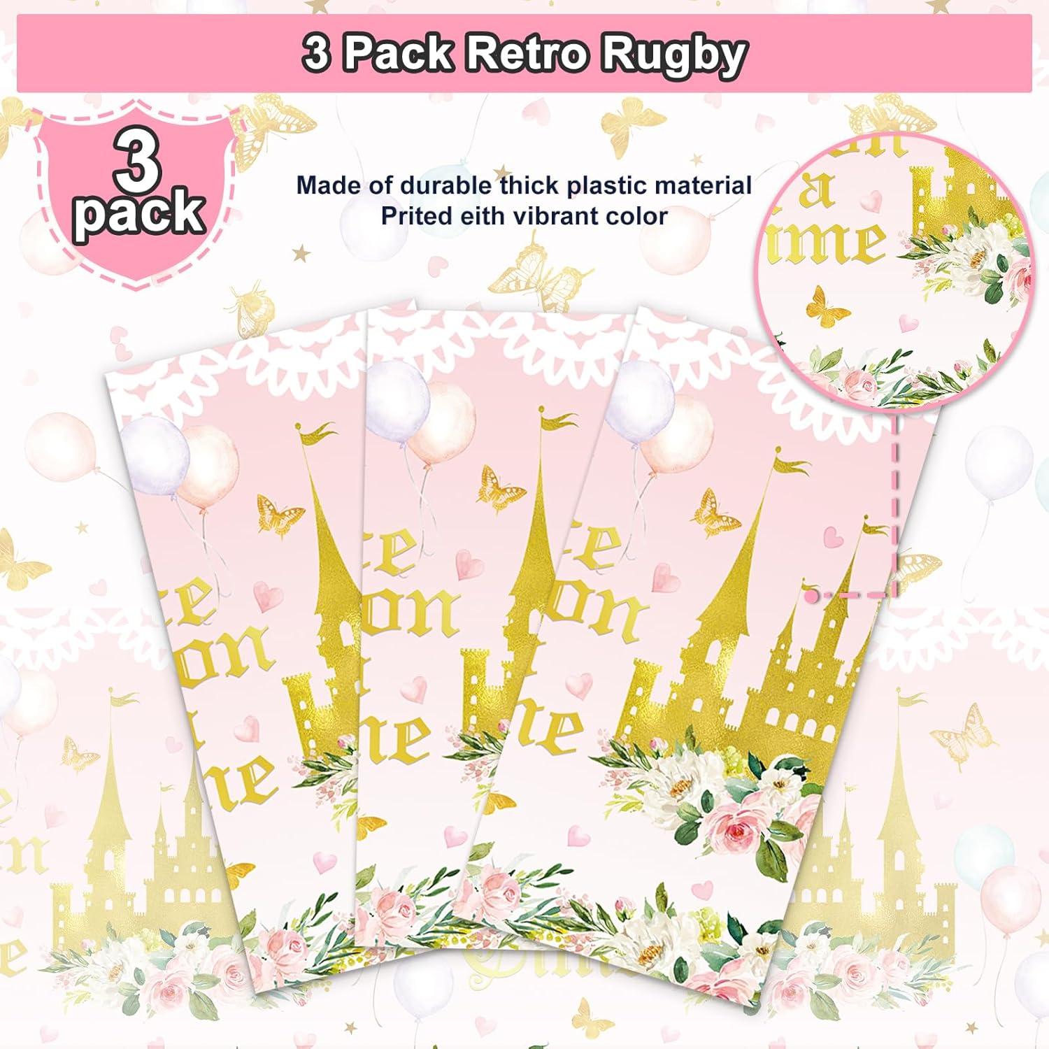 3 Manteles de Fiesta Princesa Rejoice Bunny 137x274 cm