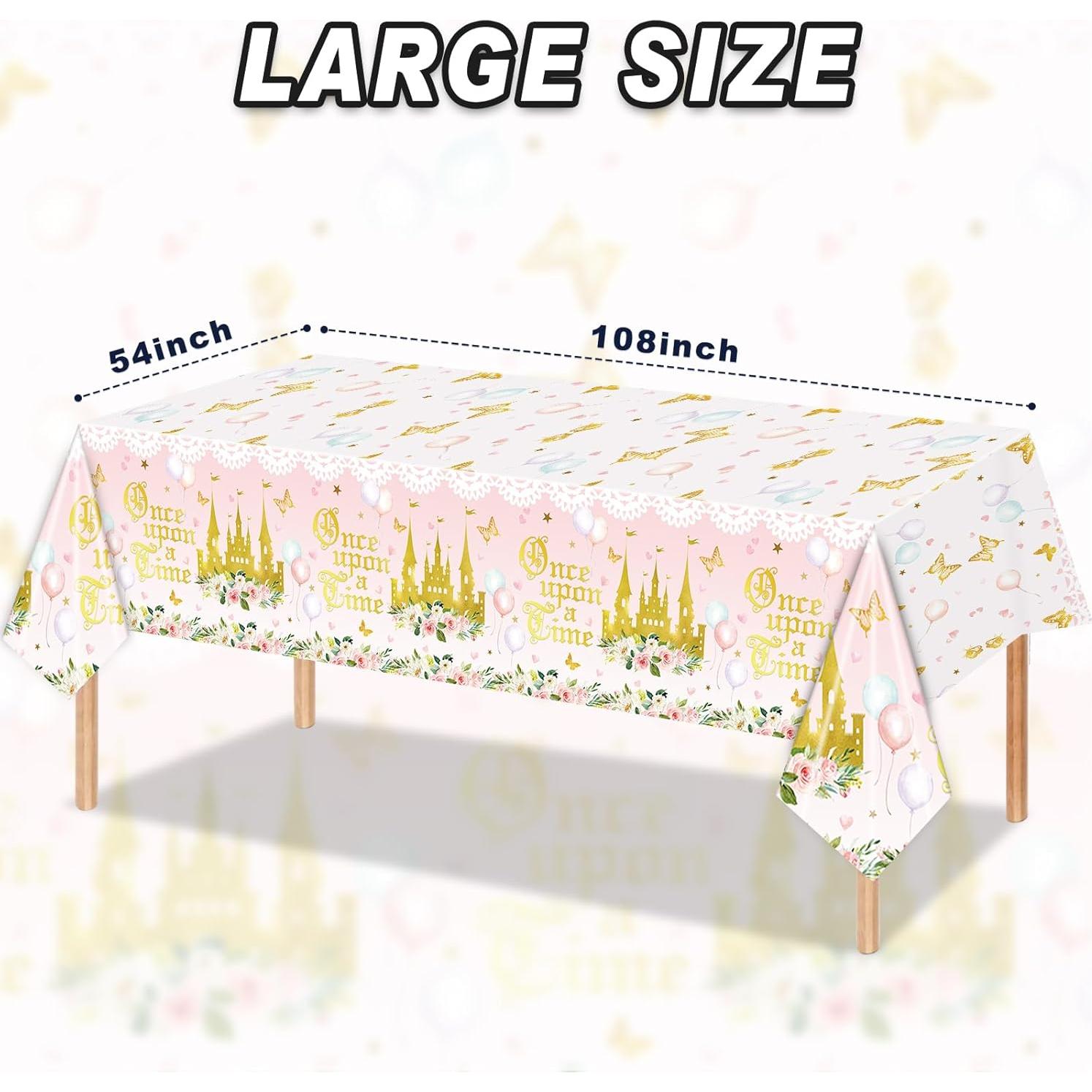 3 Manteles de Fiesta Princesa Rejoice Bunny 137x274 cm