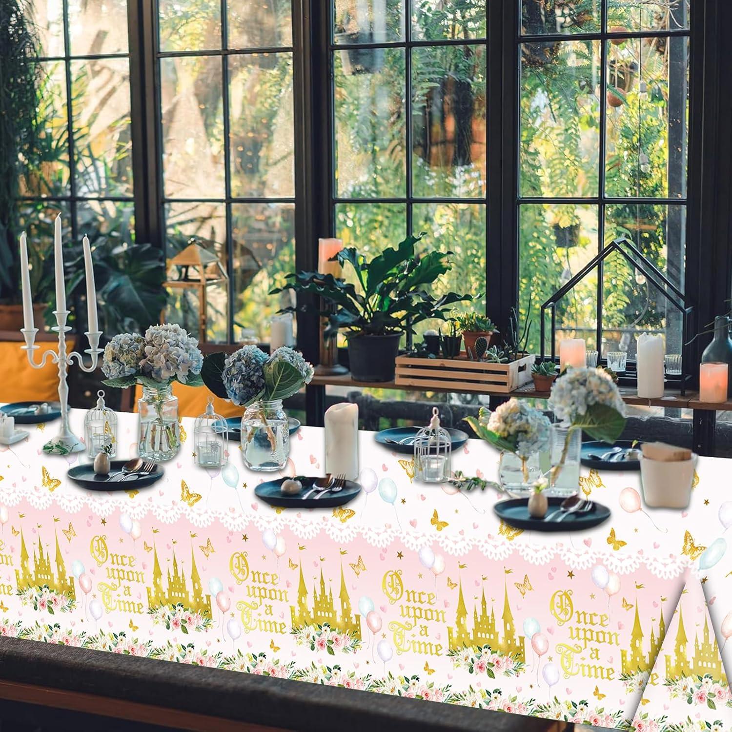 3 Manteles de Fiesta Princesa Rejoice Bunny 137x274 cm