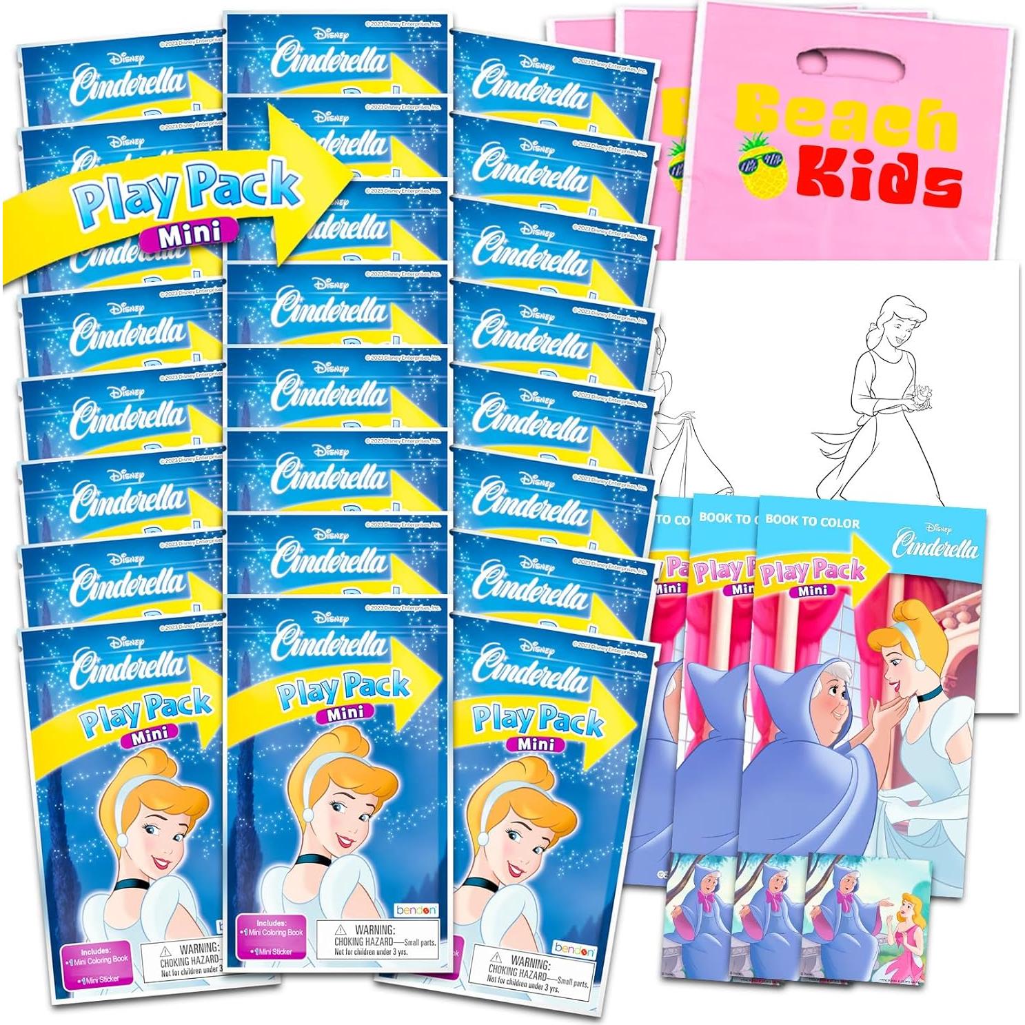 Conjunto de Fiesta Cenicienta Disney - 24 Paquetes de Juego