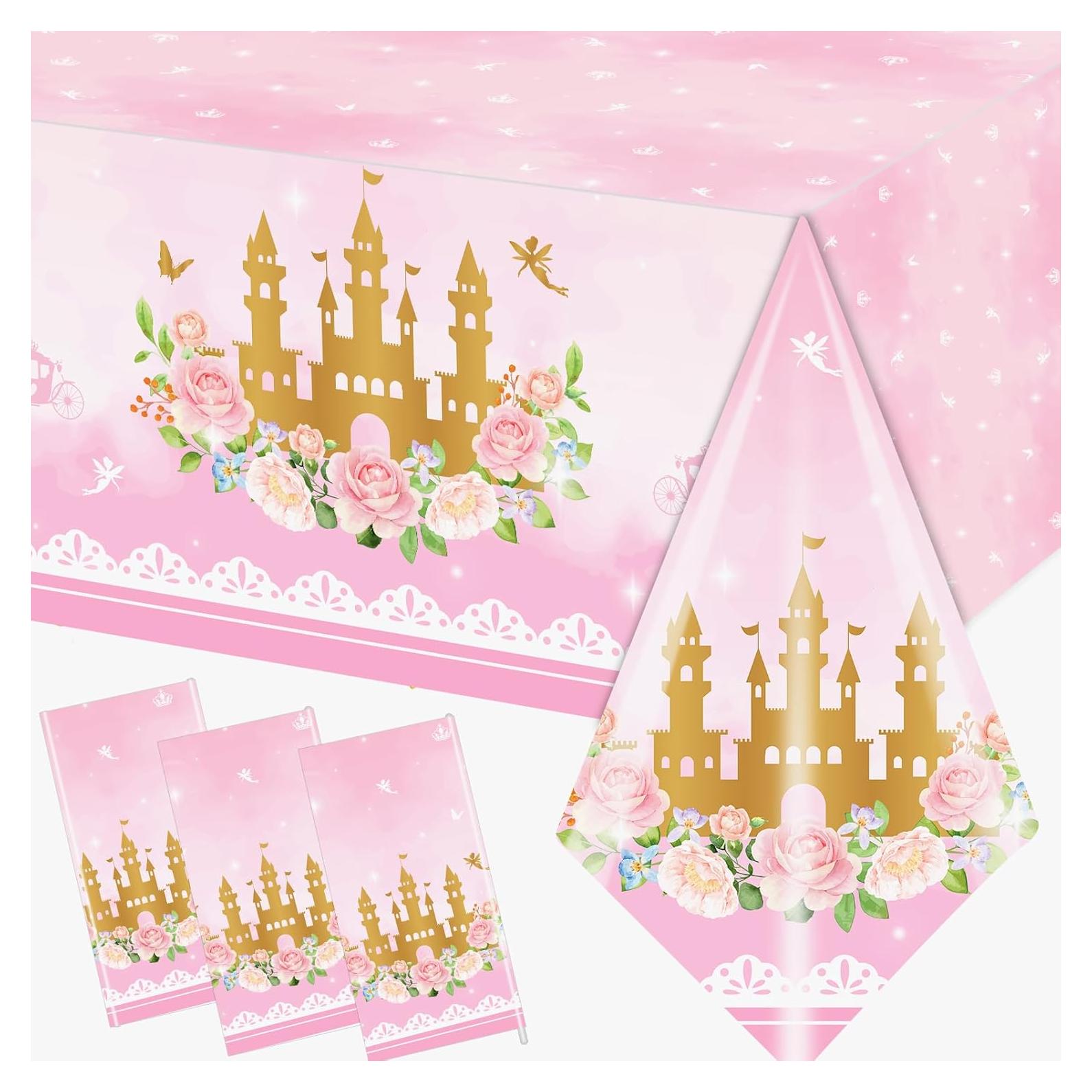 Paquete de 3 Manteles Rectangulares de Princesa Peghoqu 220x130cm