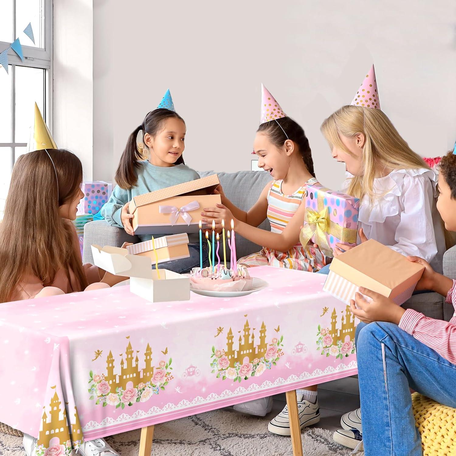 Paquete de 3 Manteles Rectangulares de Princesa Peghoqu 220x130cm