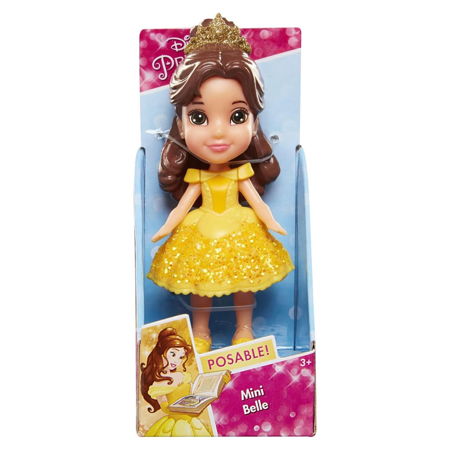 Mini Muñeca Poseable Sparkle Belle Disney 8.9 cm