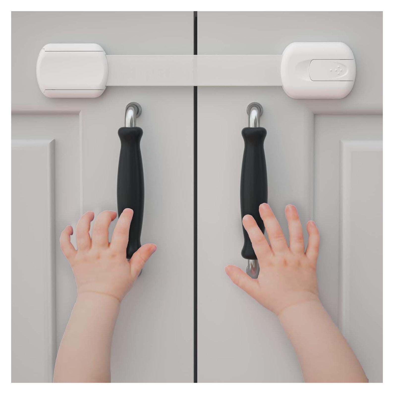Cerraduras de Seguridad para Gabinetes 4our Kiddies - 2 Paquete