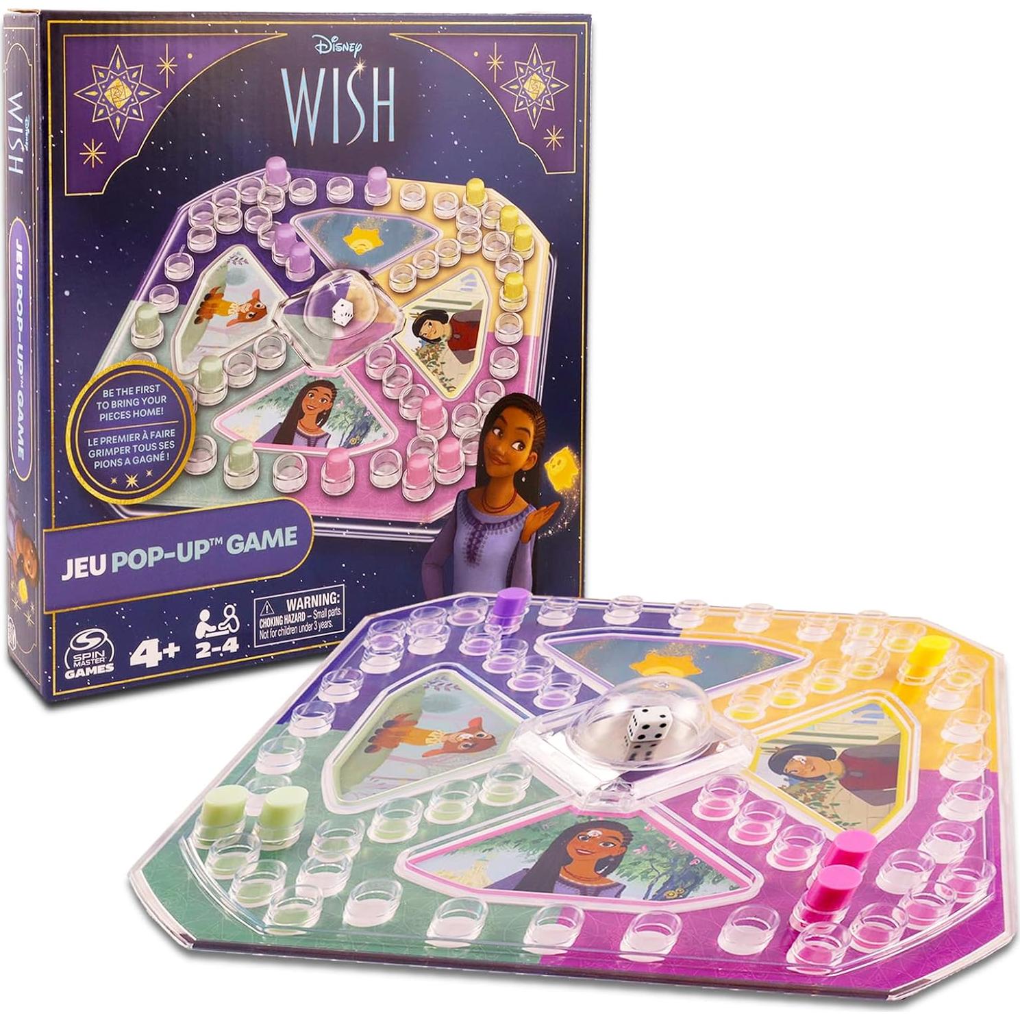 Juego de Mesa Pop Up Disney Wish - 3 Piezas para Niños