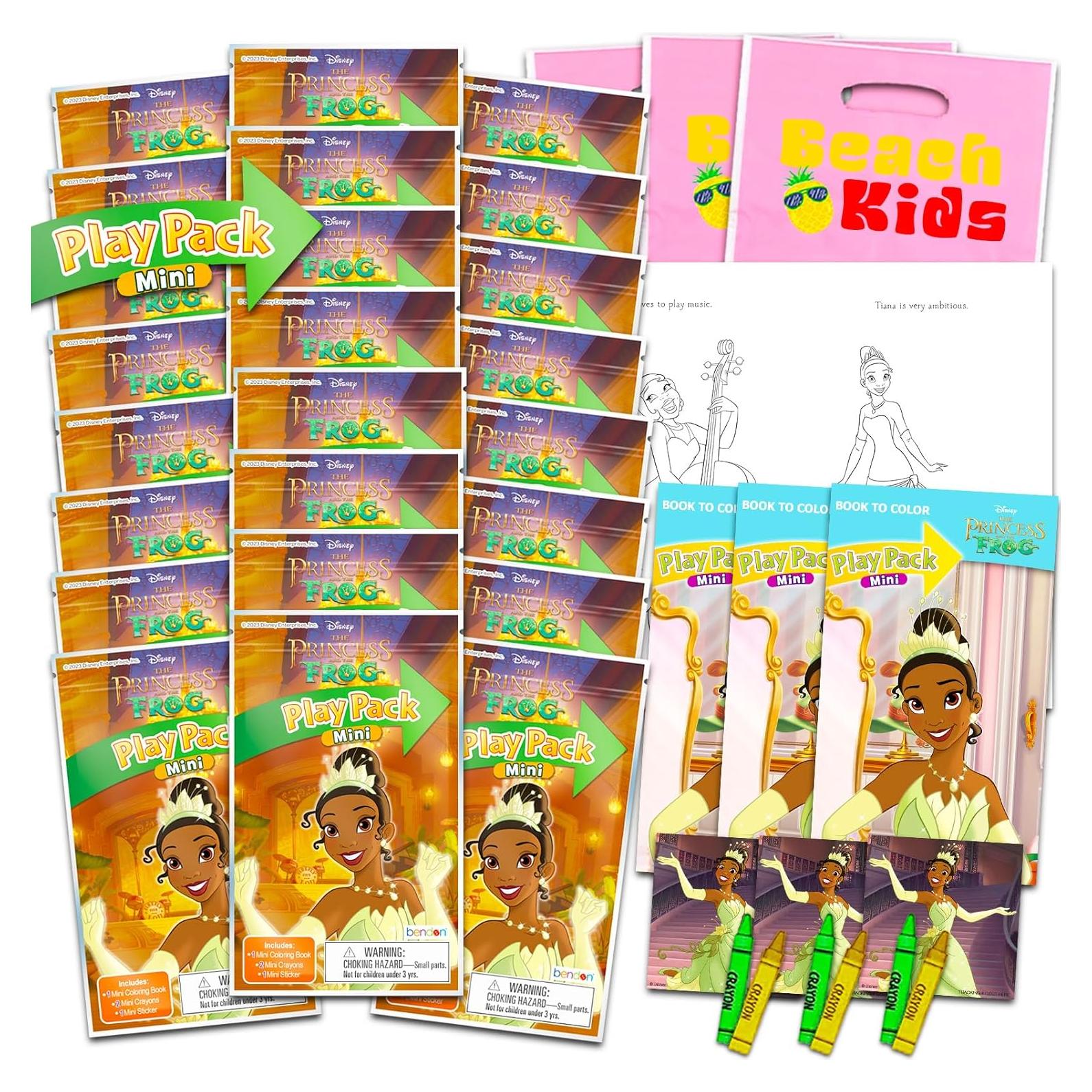 Conjunto de Colorear La Princesa y el Sapo - 24 Paquetes