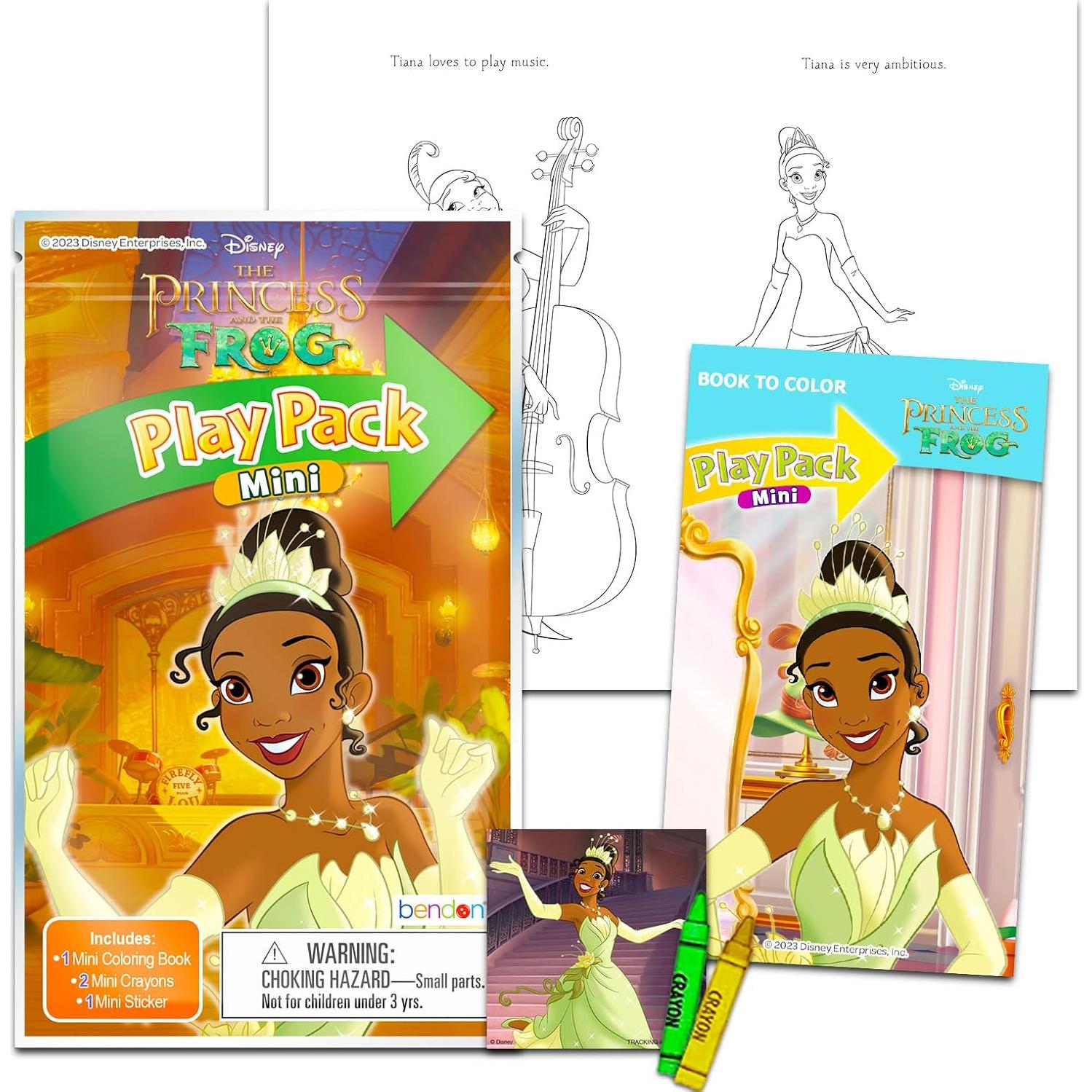 Conjunto de Colorear La Princesa y el Sapo - 24 Paquetes