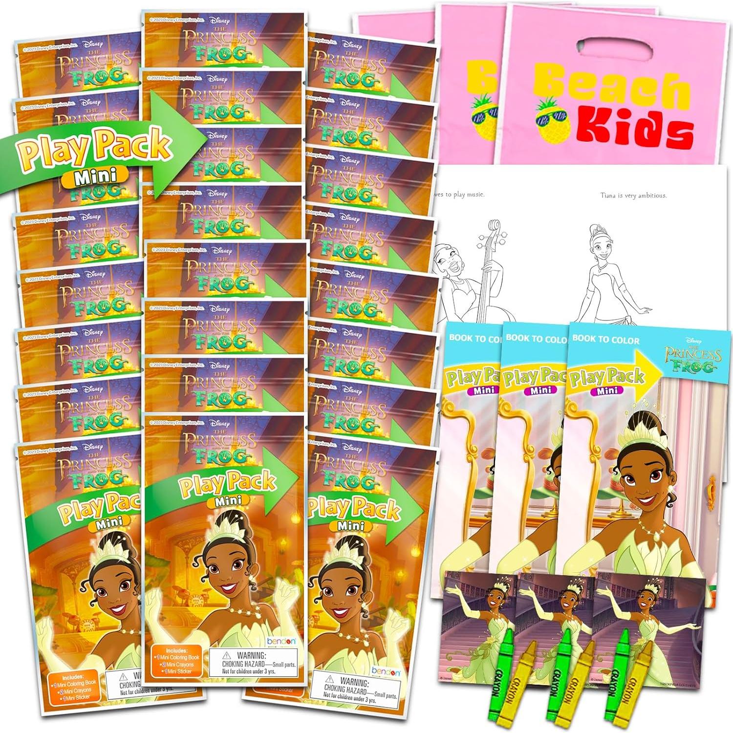 Conjunto de Colorear La Princesa y el Sapo - 24 Paquetes