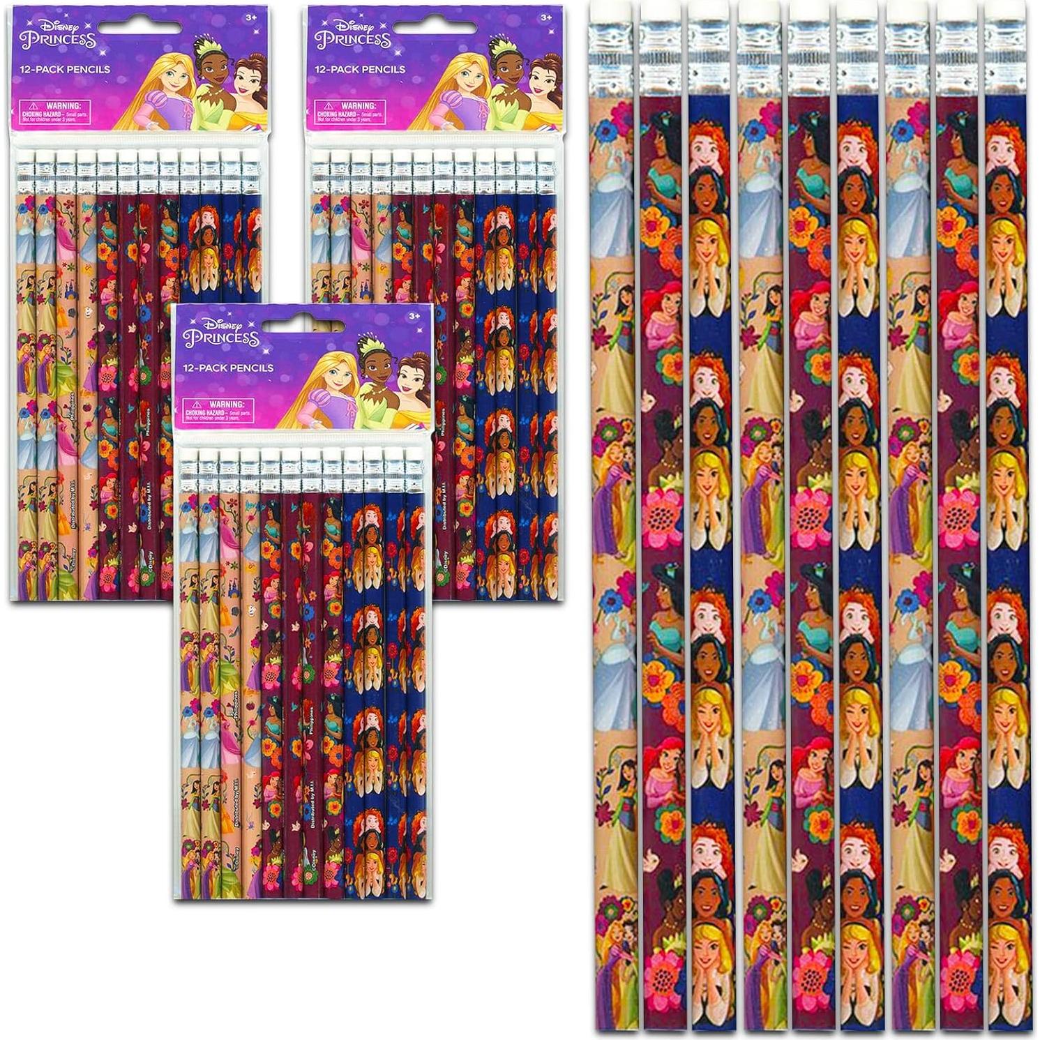 36 Lápices de Princesa Disney Crenstone - Suministros Escolares