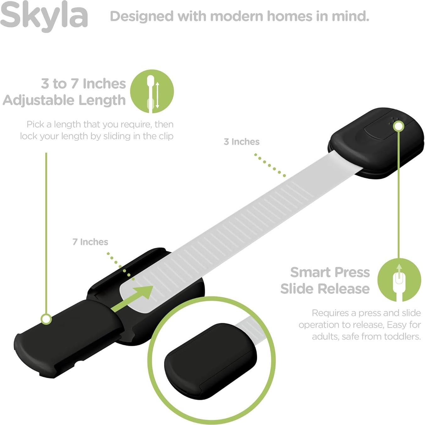 Bloqueos de Seguridad para Niños Skyla Homes - Paquete de 2