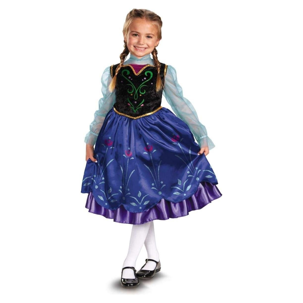 Disfraz de Anna Deluxe Frozen Disney 7-8 años