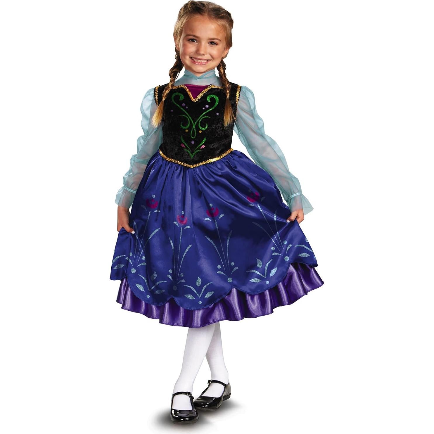 Disfraz de Anna Deluxe Frozen Disney 7-8 años