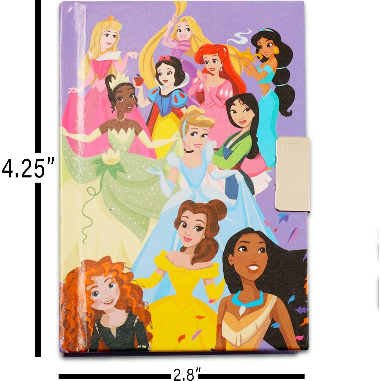 Conjunto Diario y Bolígrafo Princesa Disney 3 Piezas 150 Hojas