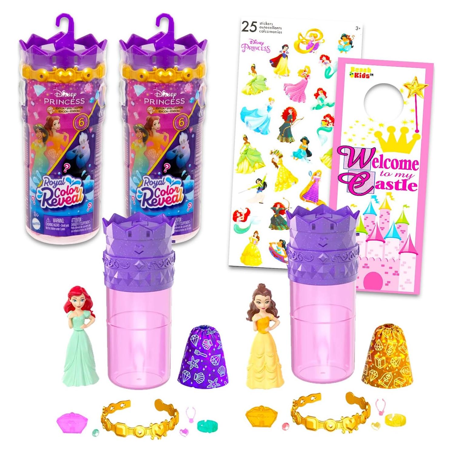 Juguetes de Revelación de Color Princesa Disney - 2 Cápsulas