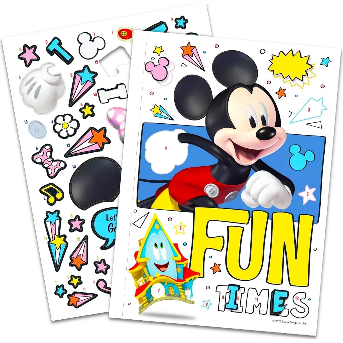 Paquete de 5 Libros de Pegatinas para Niños 2-4 Años - Disney