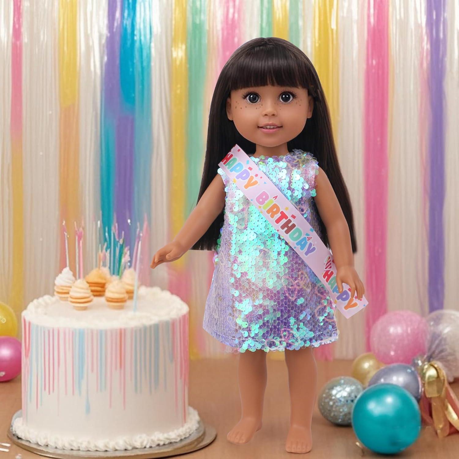 20 Piezas Ropa Brillante para Muñecas 14" Haveahug