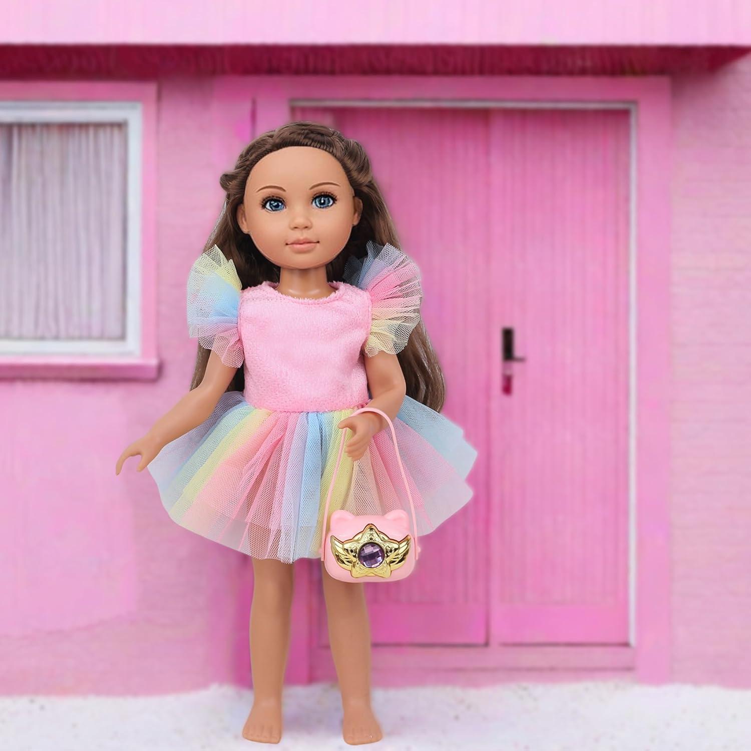 20 Piezas Ropa Brillante para Muñecas 14" Haveahug