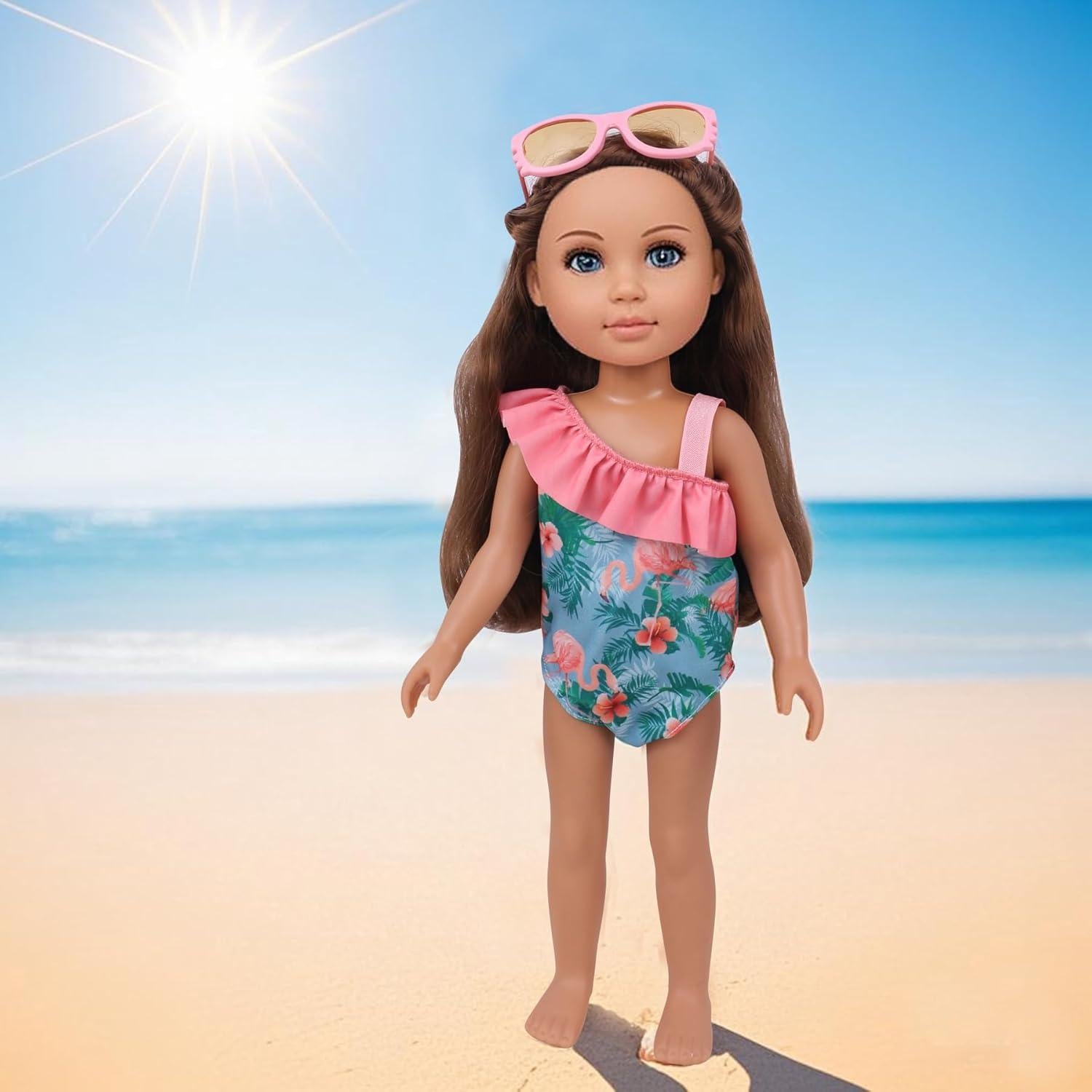 20 Piezas Ropa Brillante para Muñecas 14" Haveahug