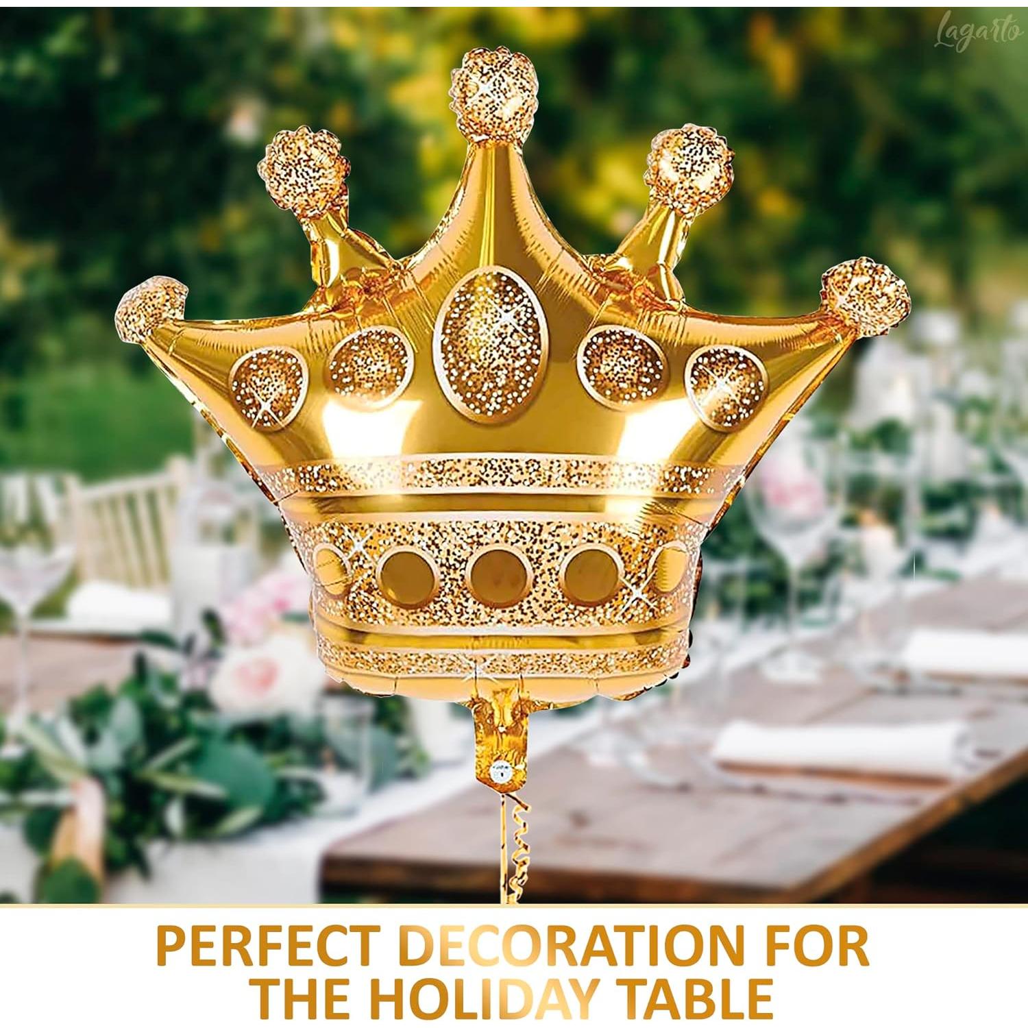 Globos de Princesa Dorados LIGHTNIN - 3 Pcs 97x90 cm