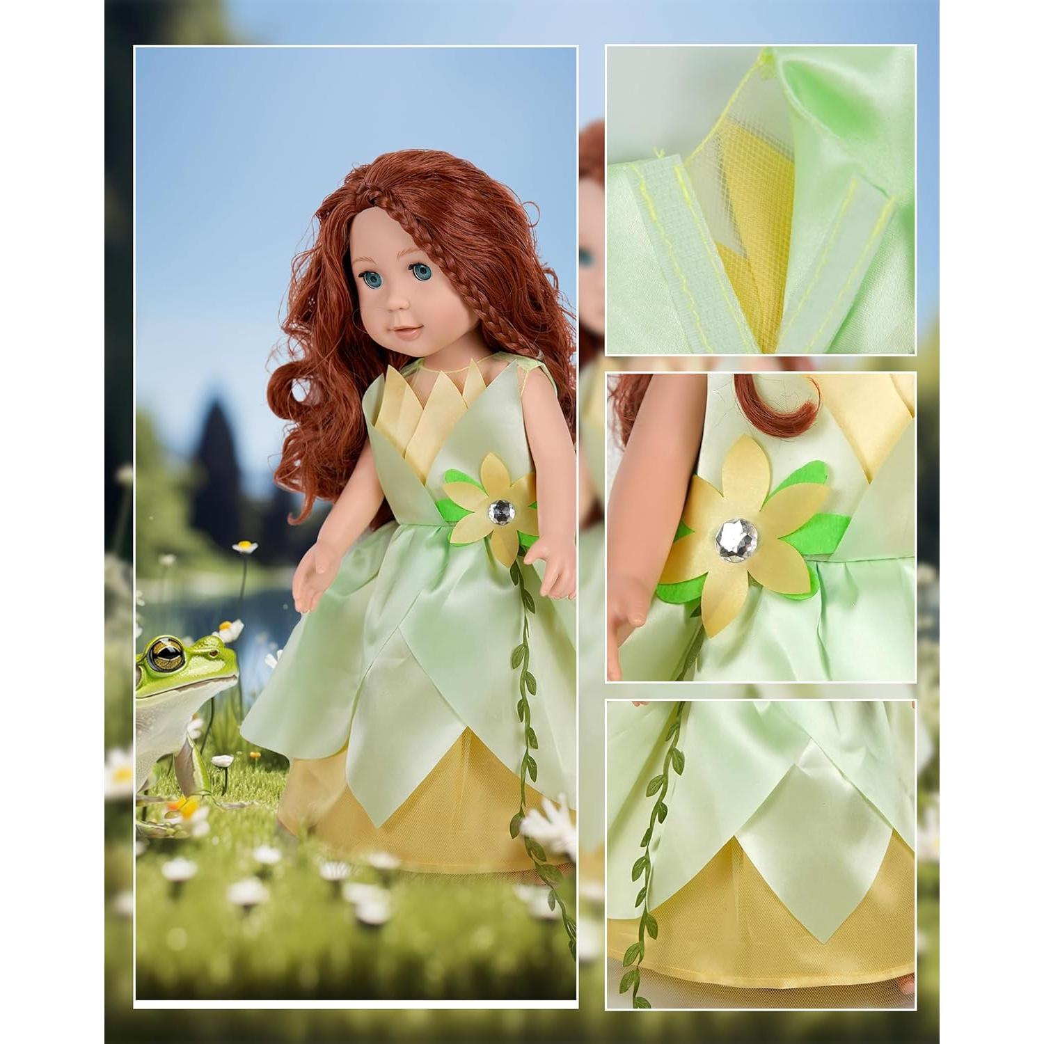 Conjunto de Ropa de Muñeca 18" ARTST - 6 Disfraces de Princesa