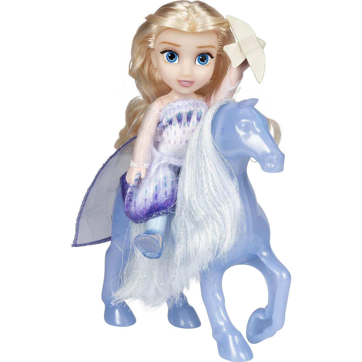 Muñeca Petite Elsa Reina de Nieve con Water Nokk - Disney