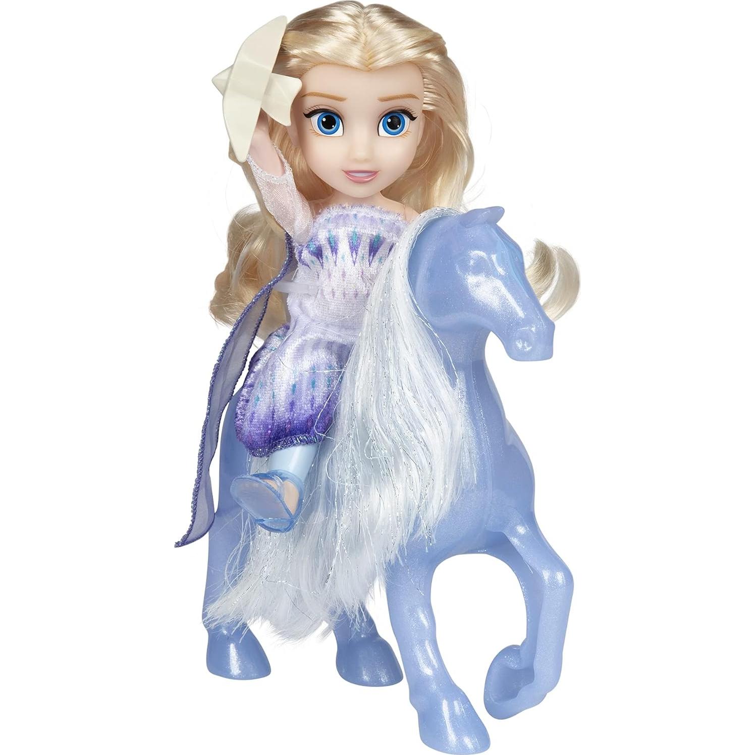 Muñeca Petite Elsa Reina de Nieve con Water Nokk - Disney