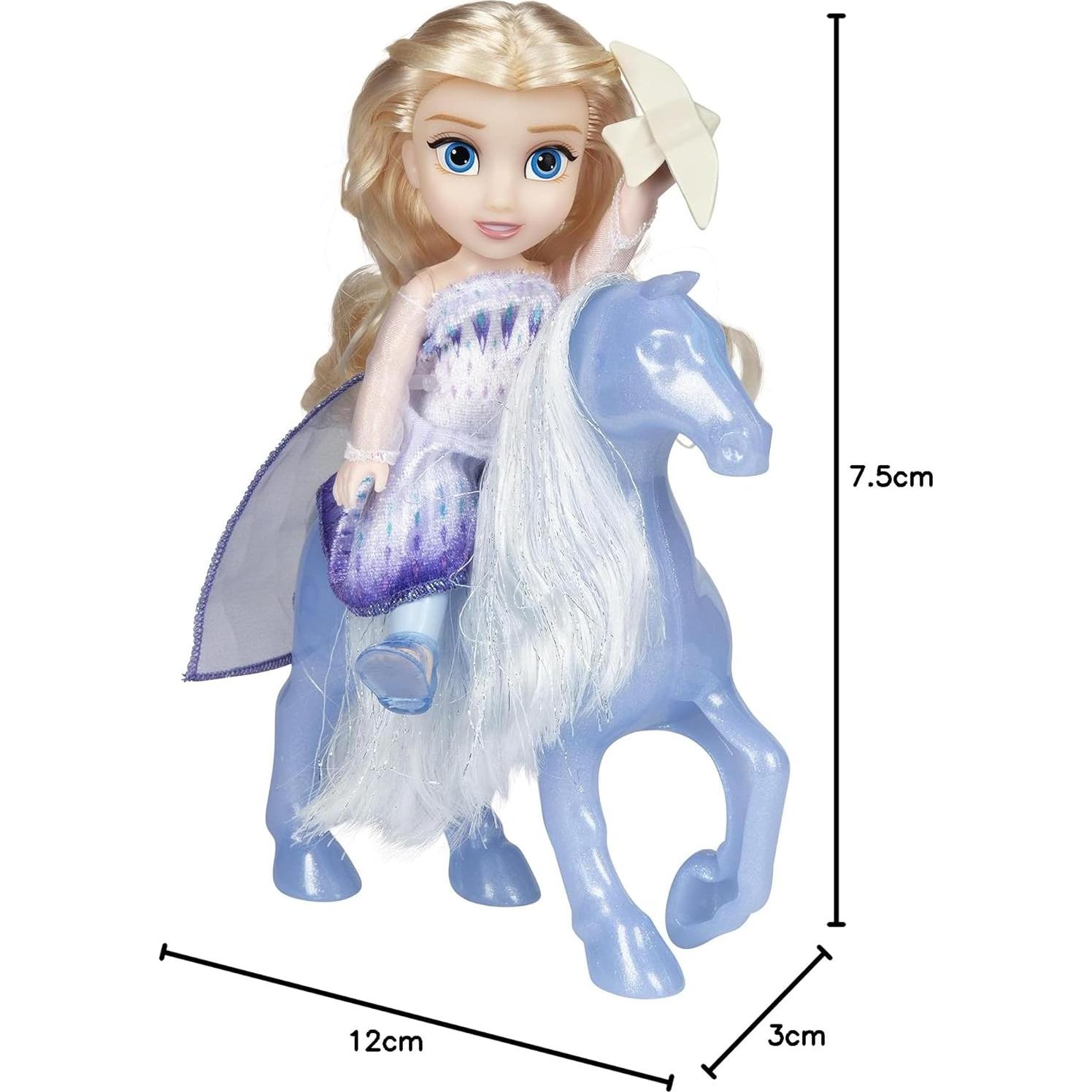 Muñeca Petite Elsa Reina de Nieve con Water Nokk - Disney