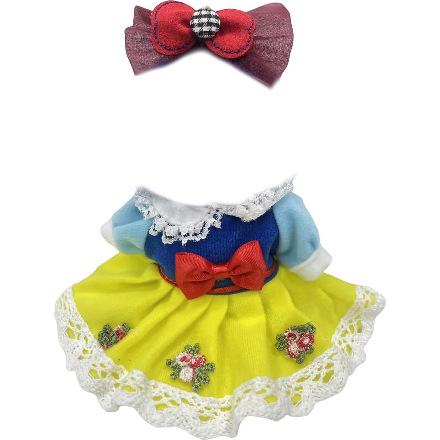 Conjunto Ropa para Muñeca 17cm PQQ001 Vestido Princesa