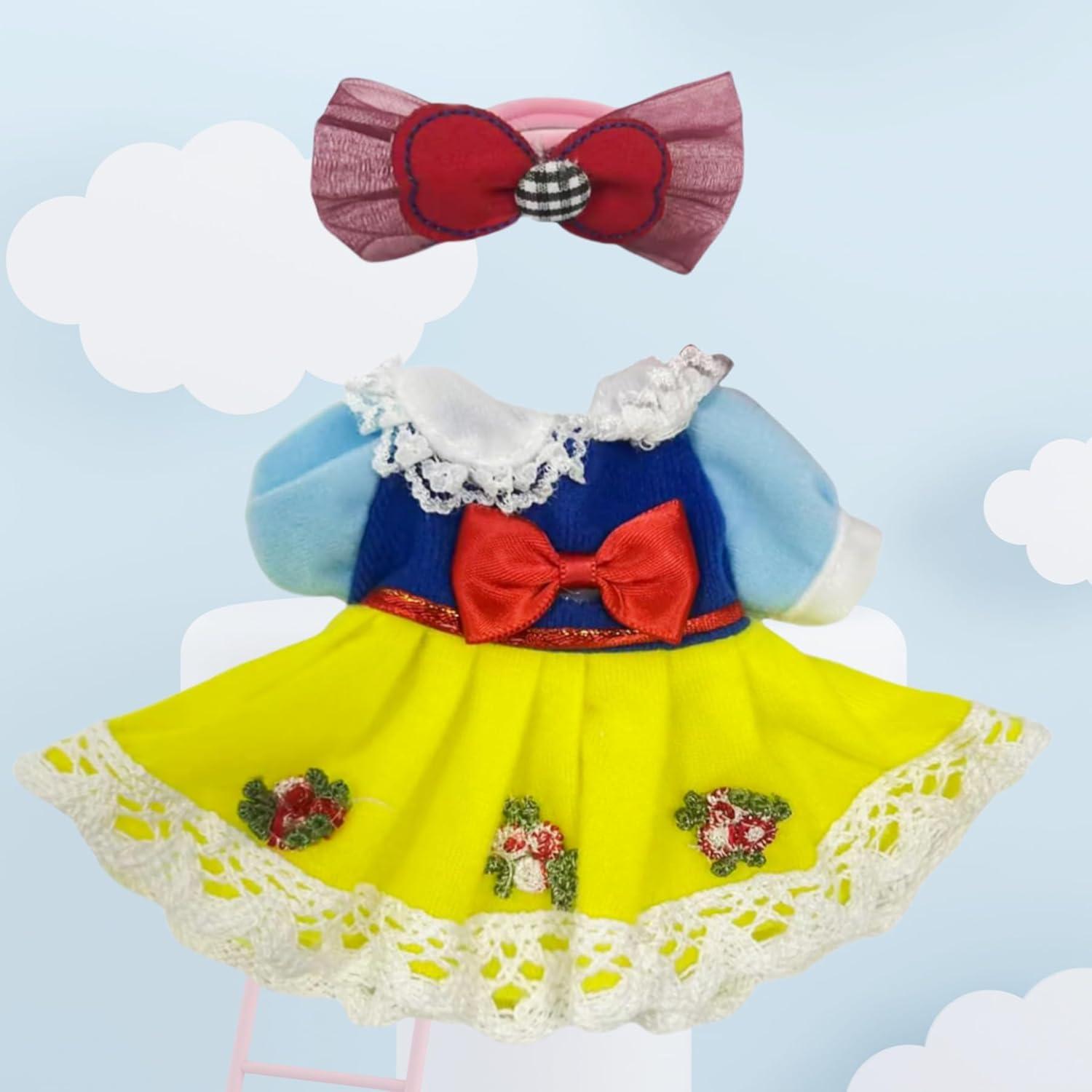 Conjunto Ropa para Muñeca 17cm PQQ001 Vestido Princesa