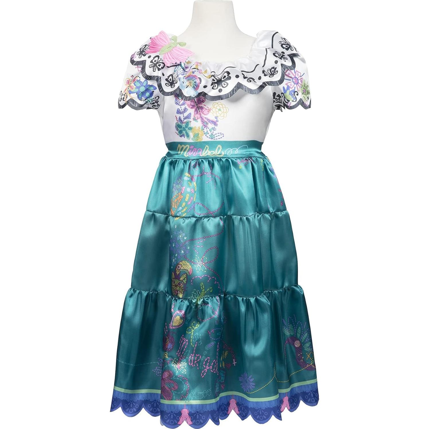 Vestido de Mirabel Disney Encanto para Niñas 3-6 Años