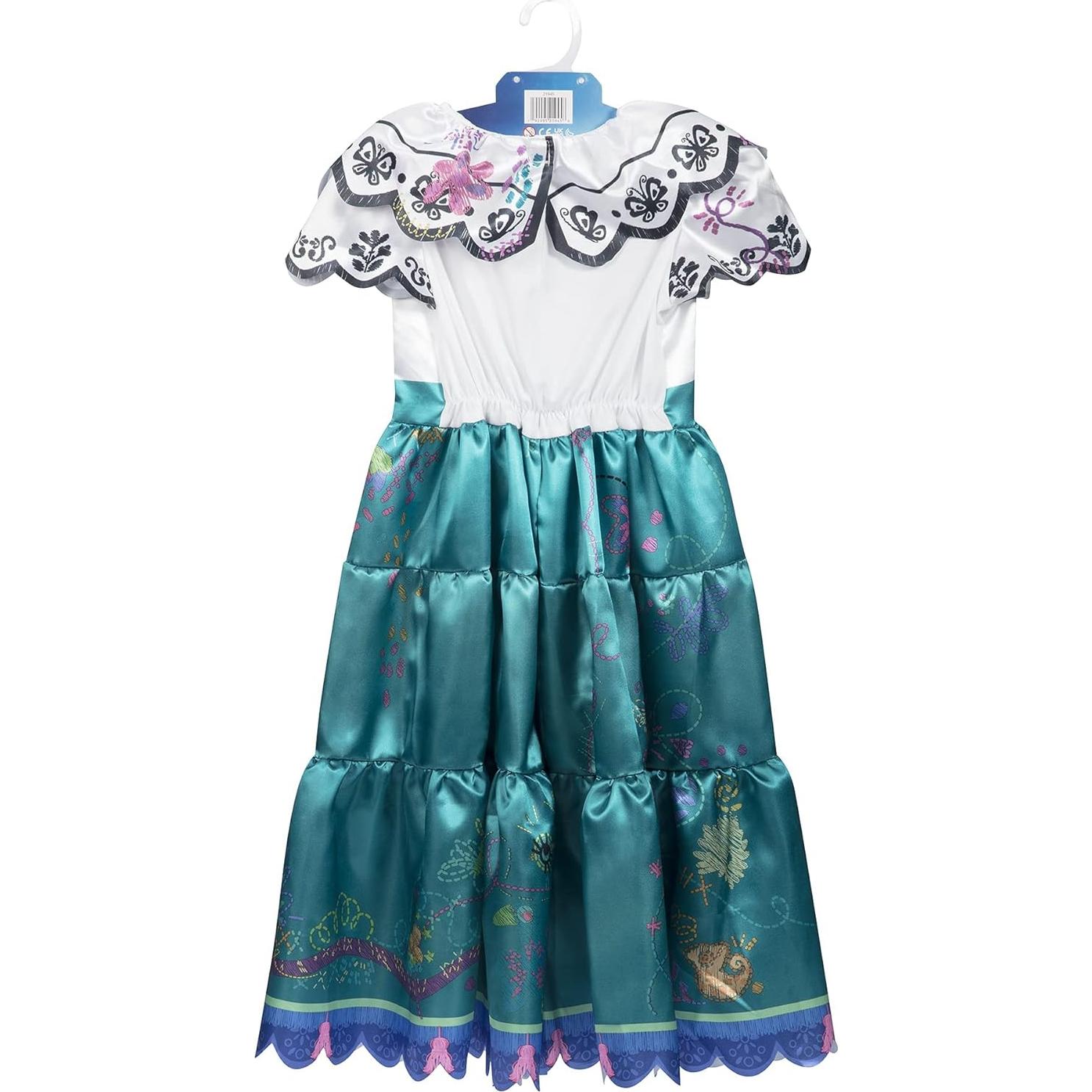 Vestido de Mirabel Disney Encanto para Niñas 3-6 Años