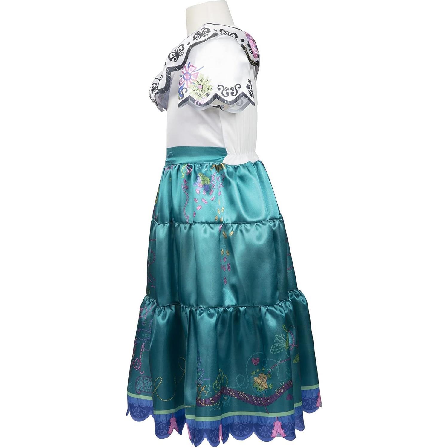 Vestido de Mirabel Disney Encanto para Niñas 3-6 Años