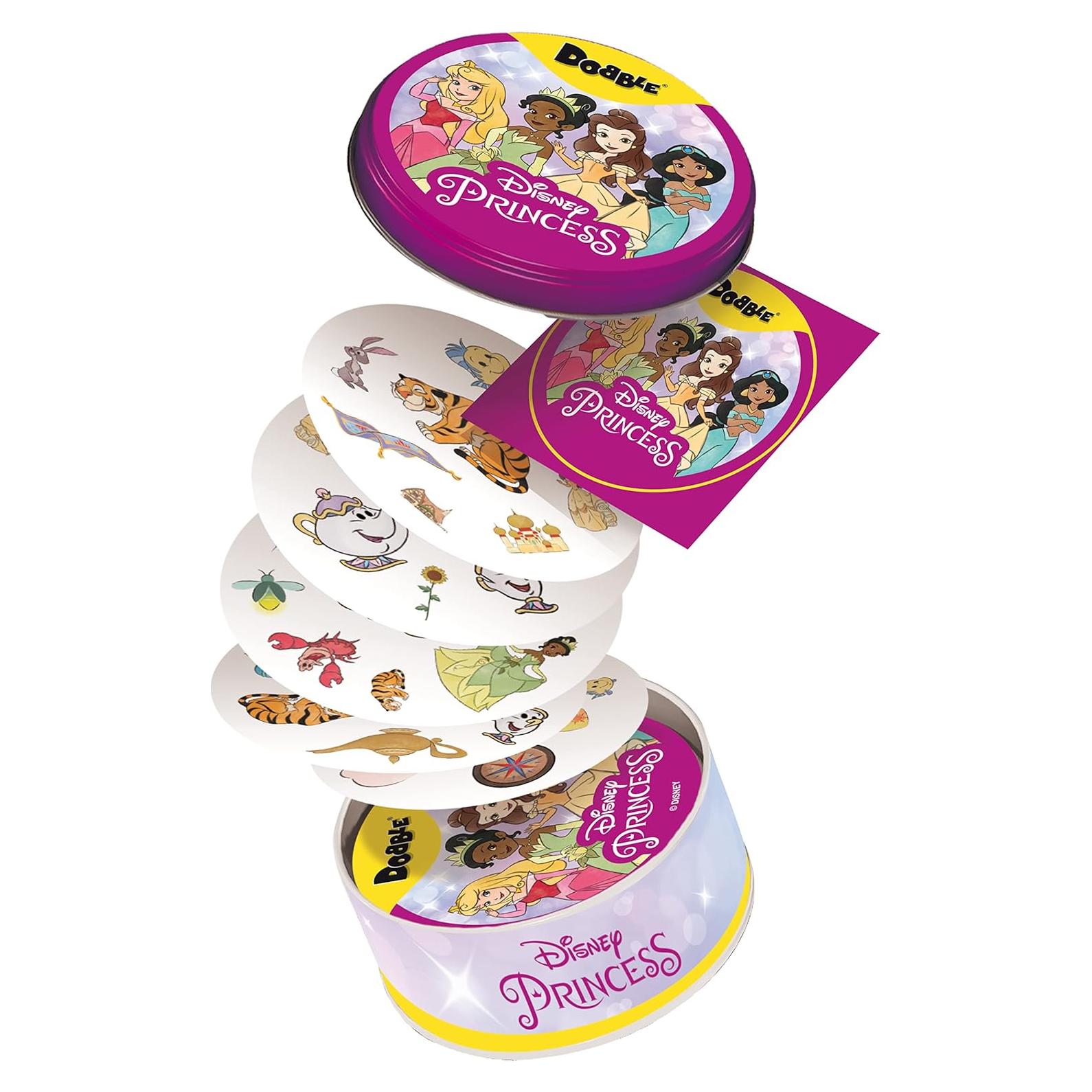 Juego de Cartas Dobble Princesa Disney - Asmodee - 2-8 Jugadores