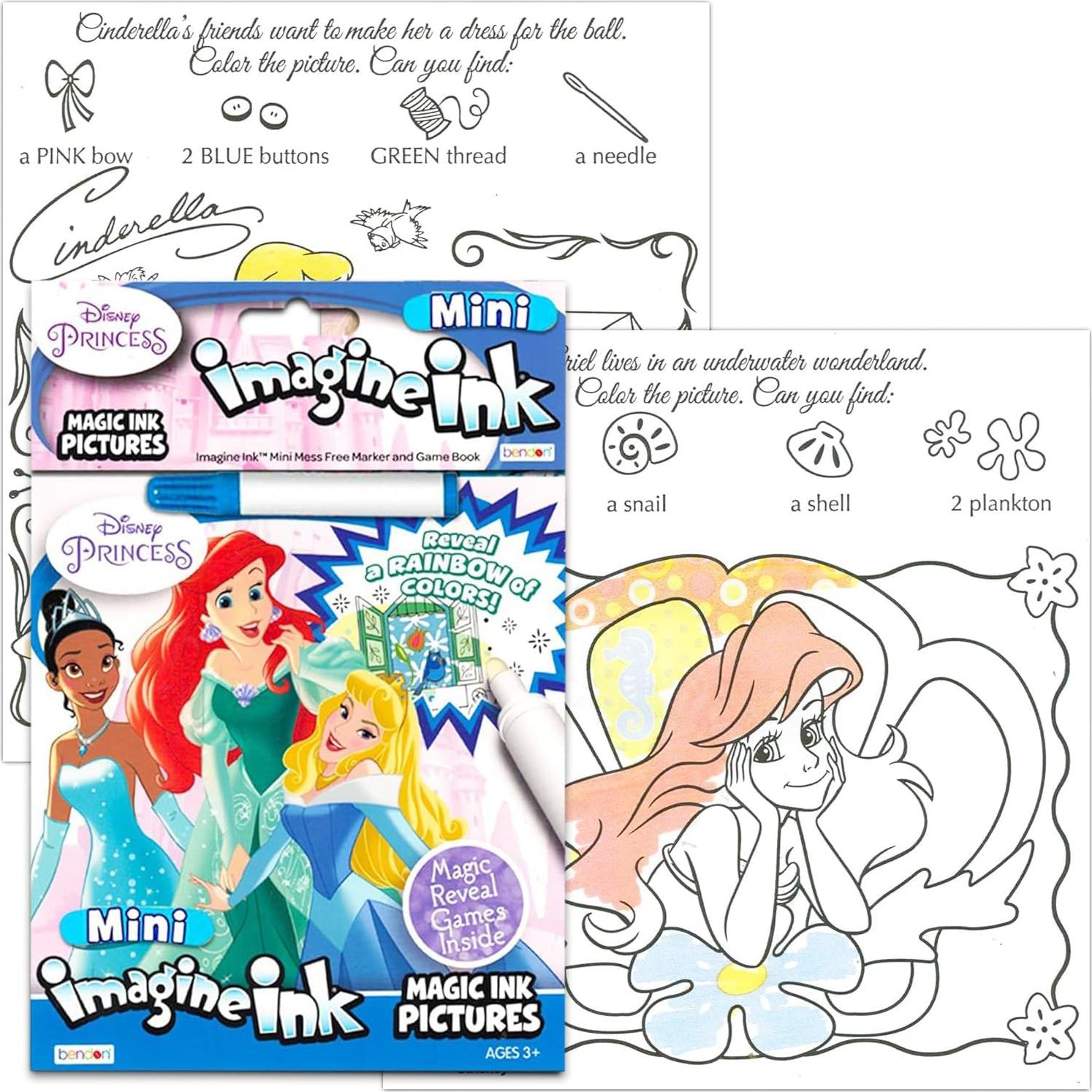 Conjunto de 8 Libros para Colorear Sin Desorden Bendon